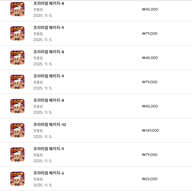 환불 후기 썸네일: 구글 와다다 던전런 환불 후기 및 방법 안내